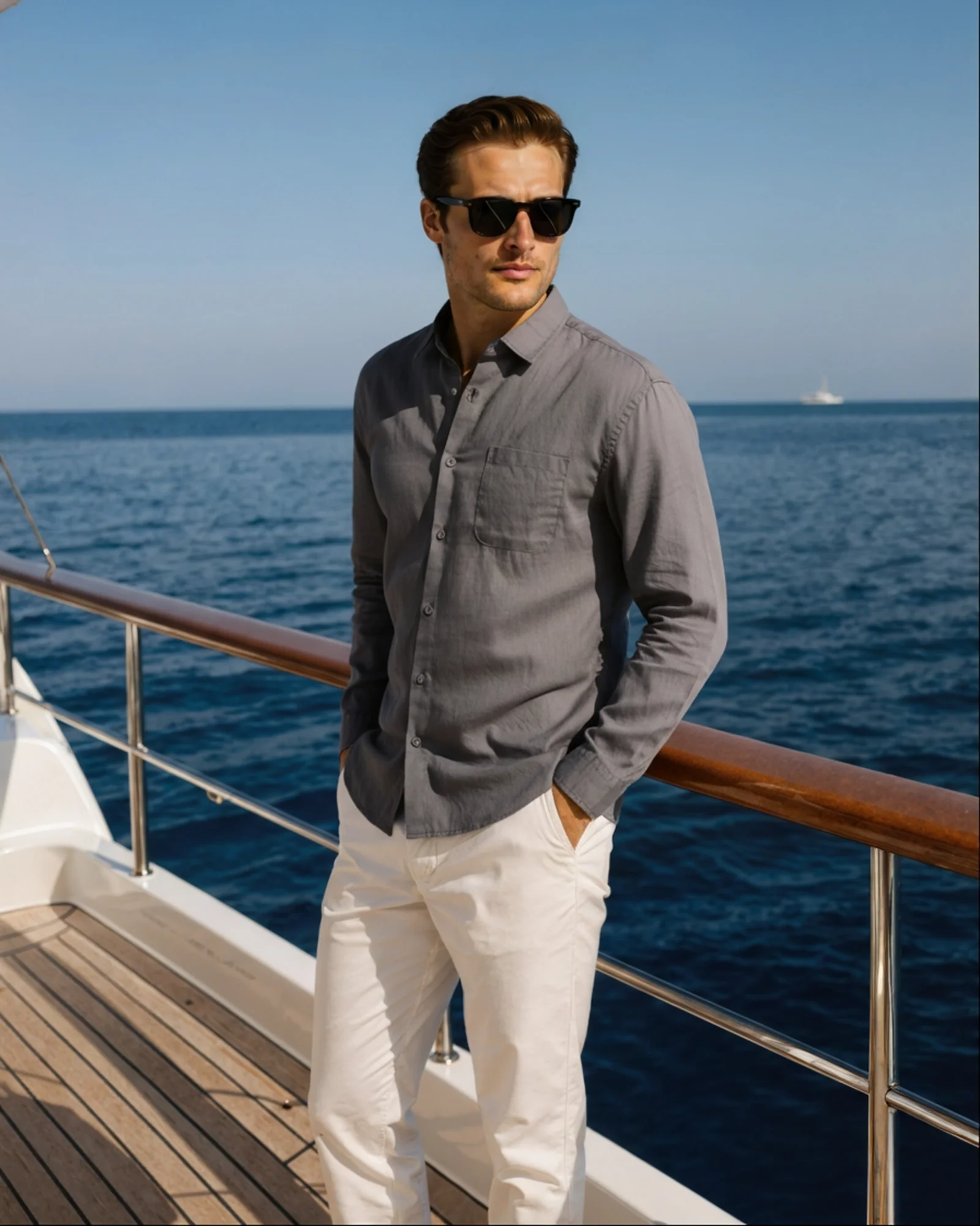 Cape Town - 100% Linen Shirt - Image 21