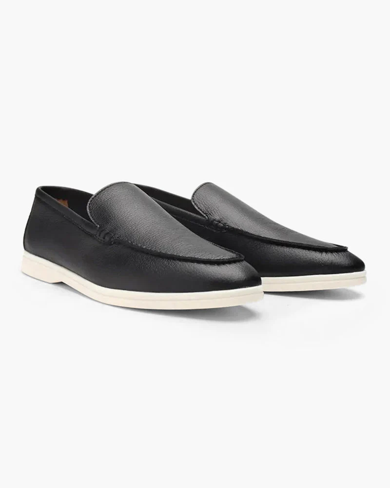 Old Money Cowhide Leather Loafers - Image 2
