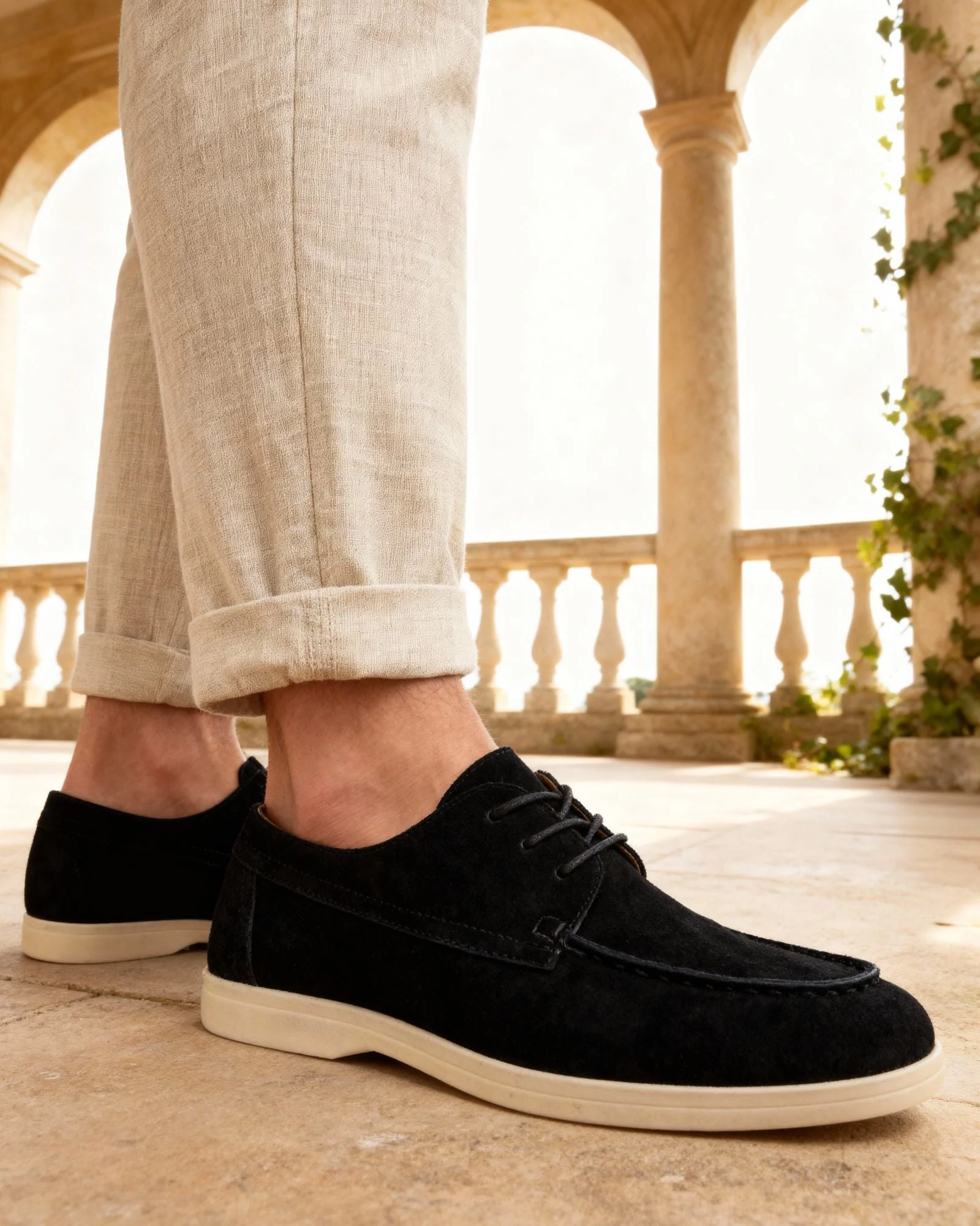 Premium Suede Lace Shoes - Image 10