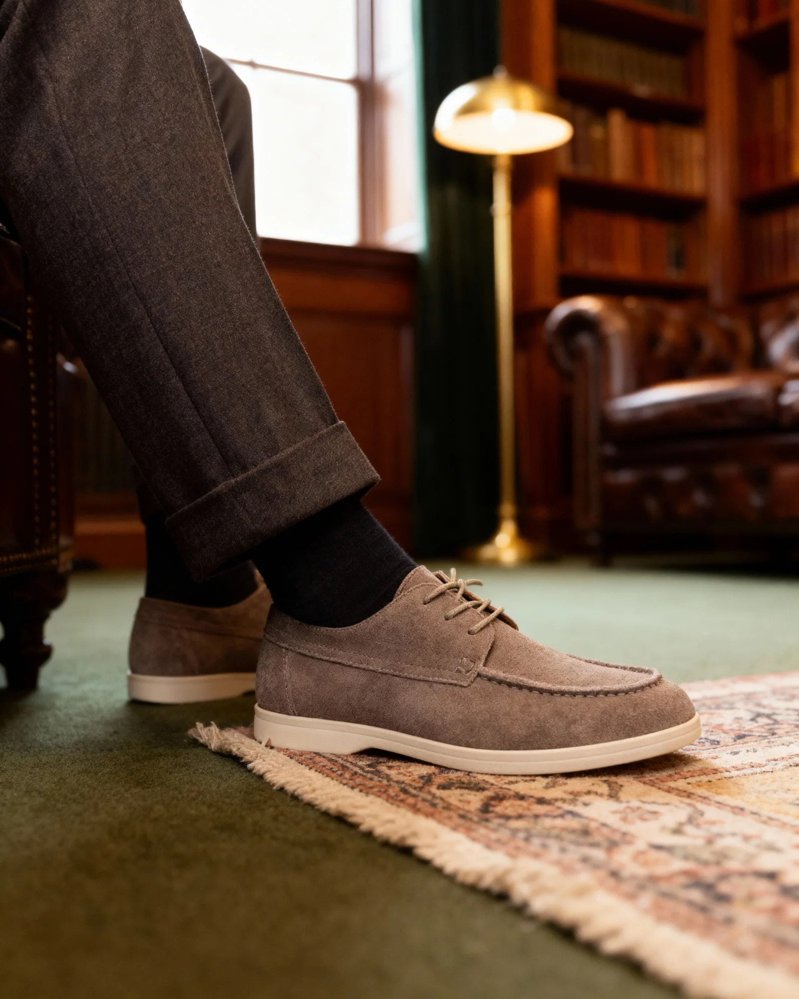 Premium Suede Lace Shoes - Image 3